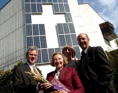 Pfr. Günter Johnsdorf, Gonda Rose, Dr. Ulrike Preuß, Pfr. Burkhard Müller (v.l.) 