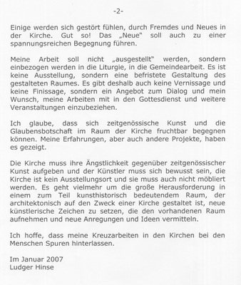 Ludger Hinse: Kirche und Kunst 2