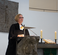 Amtseinführung von Pfarrerin Elke Damm als Religionslehrerin an zwei Recklinghäuser Gymnasien