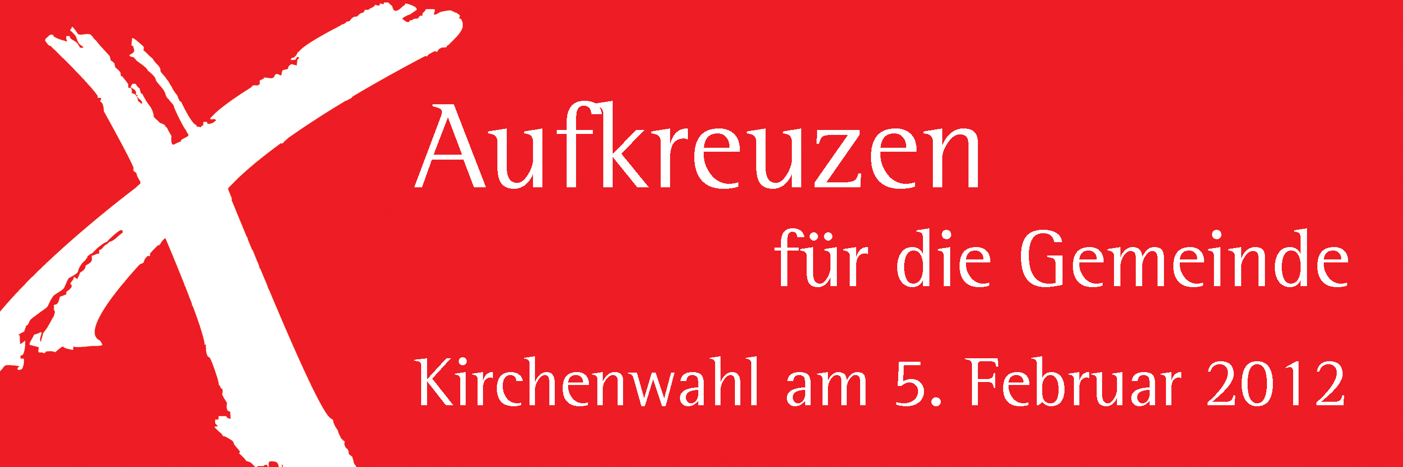 Aufkreuzen für die Gemeinde