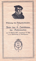 Die evangelische Kirche und der 1. Weltkrieg - Das Reformationsjubiläum 1917 im Vest Recklinghausen