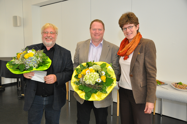 Ermutigung zum Lernen - Dienstjubiläum für Ralf Dinand und Frank Knüfken 