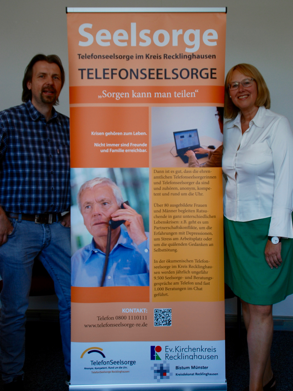 Zuhören lernen - Telefonseelsorge sucht Verstärkung, insbesondere durch Männer